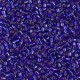 Miyuki delica beads 10/0 - Silver lined cobalt DBM-47